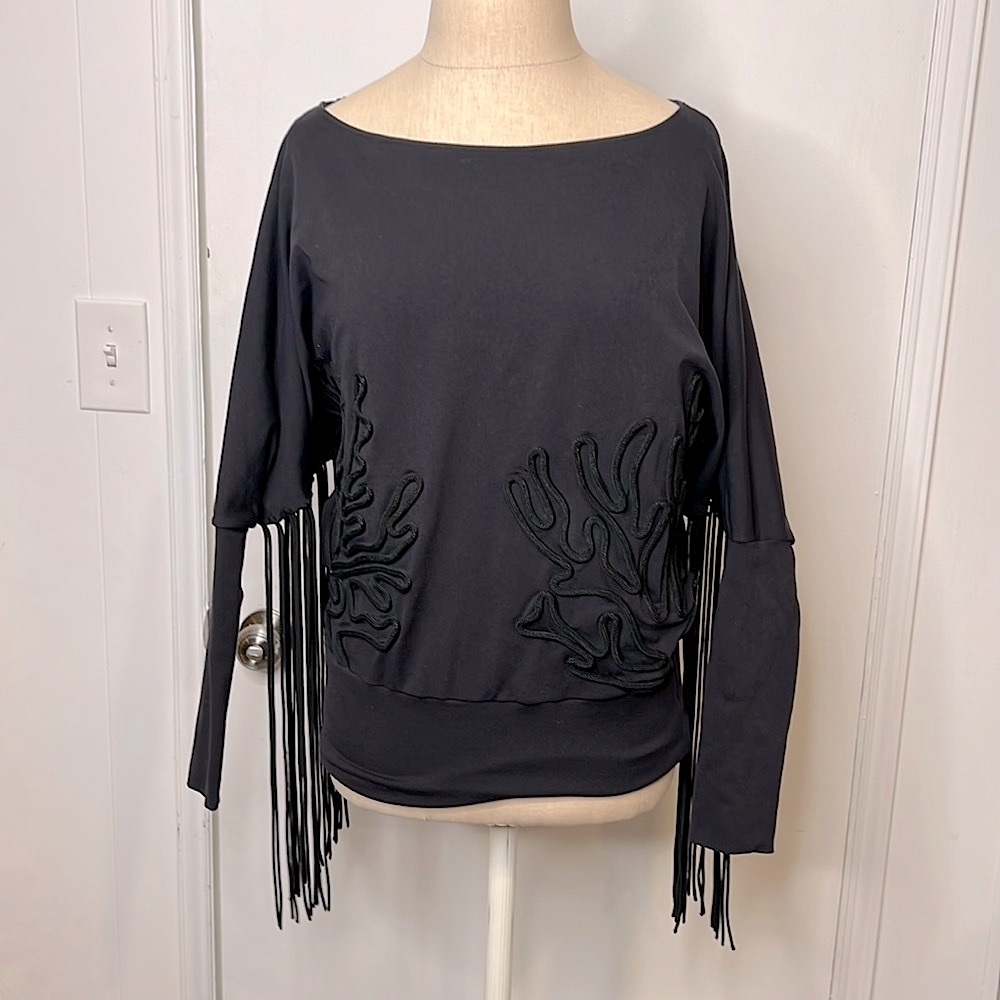 Suki Cohen Embroidered Top